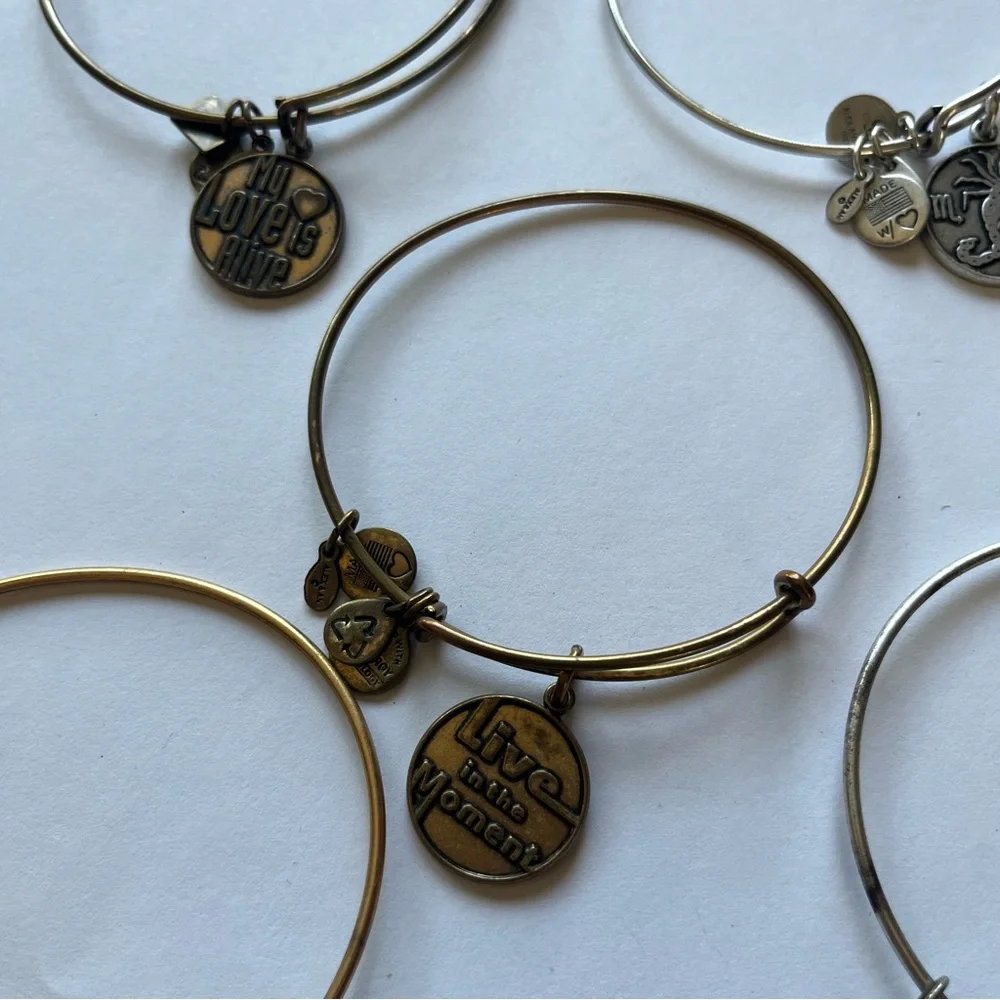 Alex and Ani Assorted Charm Bracelets
